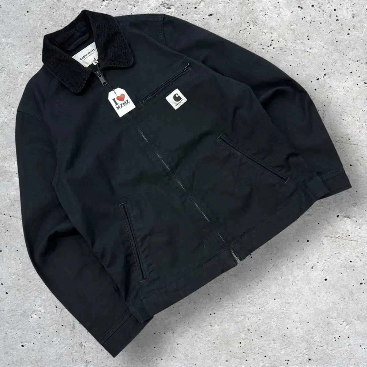 カーハート　デトロイトジャケット　ブラック 90s-00s USA製 carhartt デトロイト ジャケット フェード